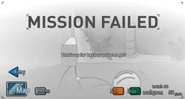 Fail screen