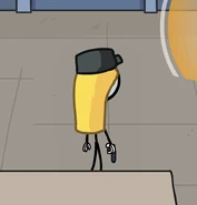 Merakova holding her weapon in International Rescue Operative.