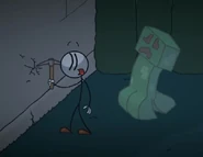 Creeper about to Explode