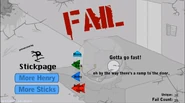 The fail screen. (Legacy)