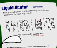 Liquidificator Instructions in Stealing the Diamond (original).