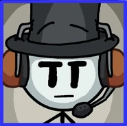 Burt Curtis icon that appears when Henry does the Barrel Roll in Jewel Baron