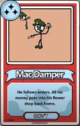 Mac Damper's Bio