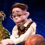 Nerd boyAn original puppet designed and built for Puppet Up! by Julianne Buescher.