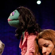 WomanA redressed and refurbished female Whatnot; refurbished for Puppet Up! by Julianne Buescher.