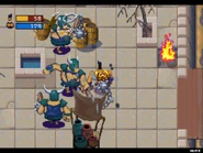 Fighting with Minoans