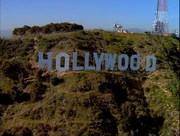 The Hollywood sign in "Yes, Virginia, There is a Hercules"