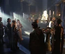 Fifteen nameless gods, ( seven goddesses and eight gods ). Were seen in the episode looking death in the eye.