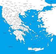 Map of Greece in Xenaverse by Dylan MacFarlane