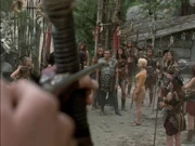 Someone aims to take out Brutus.