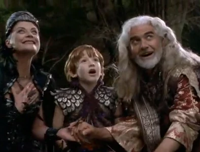 With Zeus and Hera in "Full Circle"