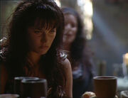 Cyrene admits to killing Xena's father.