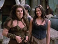 With Paulina in "The Play's the Thing"