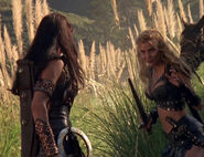 Xena and Callisto square off (XWP: "Return of Callisto")