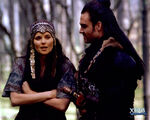 Xena and Borias while traveling Siberia