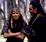 Xena and Borias while traveling Siberia