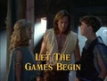 "Let the Games Begin" title