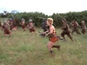 Gabrielle during the first battle to protect Amphpolis