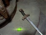 It is discovered that Borias found the Ixion Stone during the Battle of Corinth and hid it in his sword (XWP: "Orphan of War")