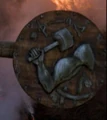 Sign for Atalanta's Forge in "If I Had a Hammer..."