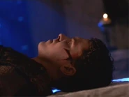 Xena sees visions of Lyceus' corpse (XWP: "The Haunting of Amphipolis")