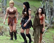  Xena, Gabrielle and Eve travel to Amazon lands