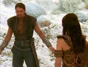Xena gets Ares to fight her
