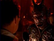 Lucifer being interviewed by Nigel in Hell (XWP: "You Are There")