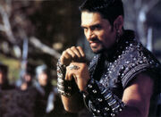 Ares attempts to fight Xena