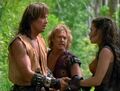 With Hercules and Iolaus