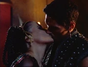 Xena and Ares at the Bacchanalia