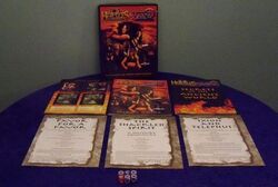 All the components of the game