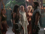 Xena plays a brilliant ploy to convince the Furies that she is Ares daughter