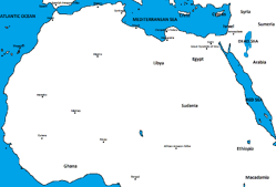 Xenaverse Northern Africa Map by Dylan MacFarlane