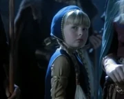 The girl (Loki in disguise) 'leaves' when Balder dies