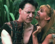 Joxer with the enthralled Gabrielle