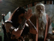 Xena prays.