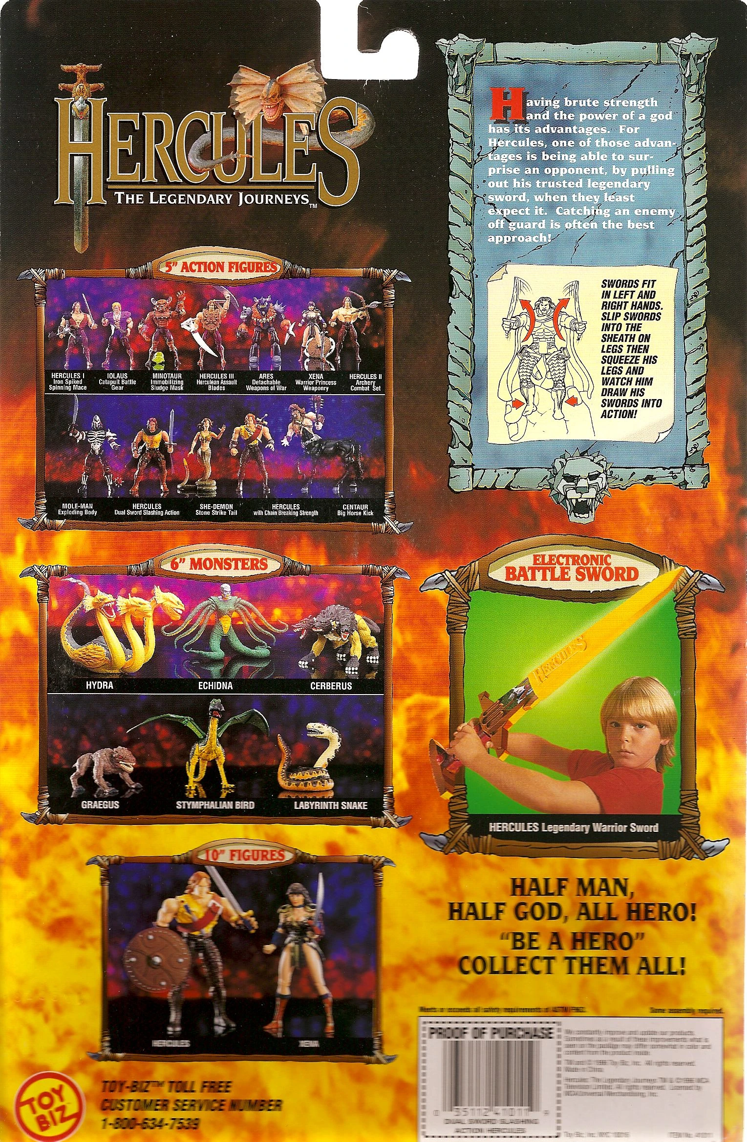 Hercules IV: with Dual Sword Slashing Action | Legendary Journeys