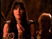 Xena learns Grinhilda's son was killed and not her.