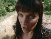 The furies spell turns Xena to madness.