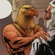 Ra pledging his friendship to Zeus (XWP comic: "Undead Reckoning")