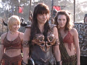 Fury Xena, Gabrielle and Eve.