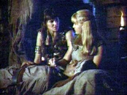 Xena helping Gabrielle.