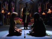 Indrajit interupts Gabrielle and Eli praying.