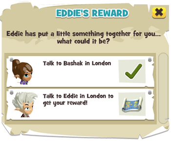 Eddie's reward