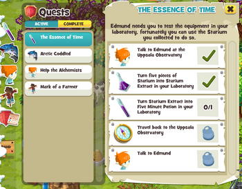 Quest Log Screen