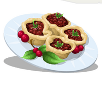 Cranberry walnut tarts