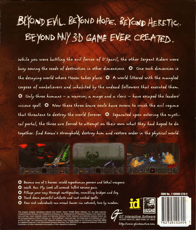 hexen: beyond heretic