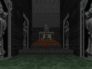 An altar of sorts guarded by Weredragons.