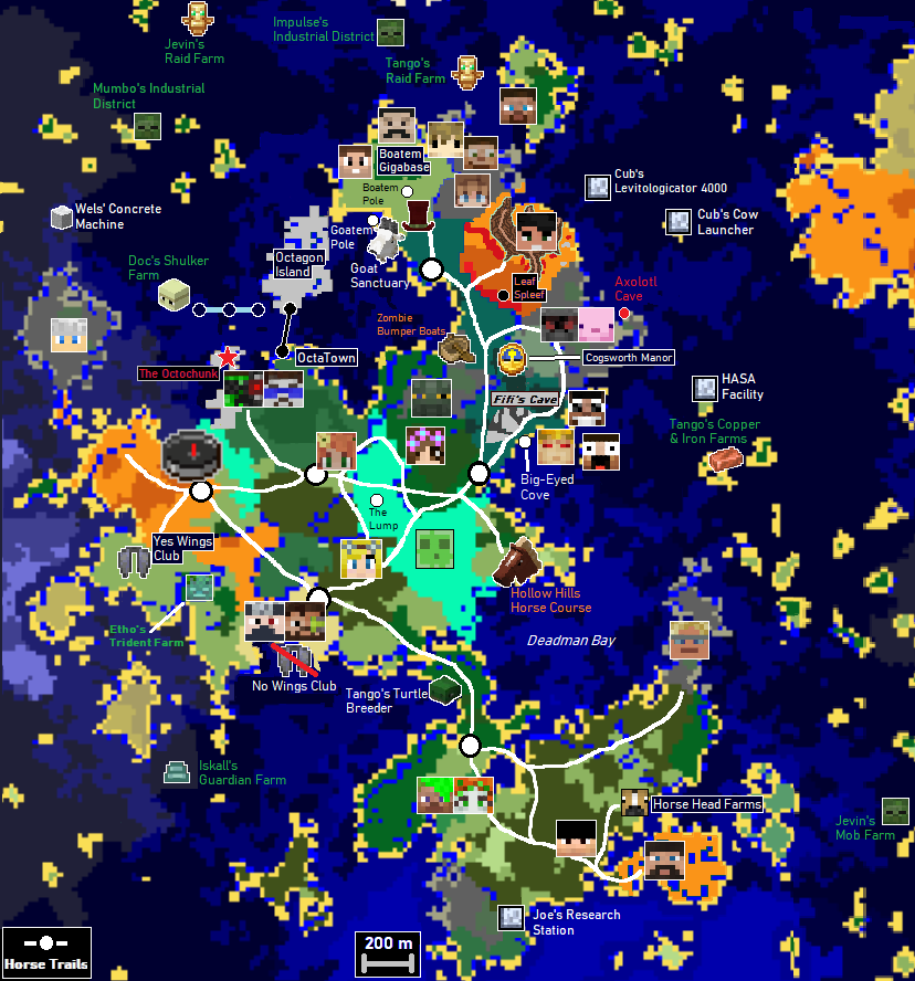 Season 8 Continent Paths  Hermitcraft Wiki  Fandom